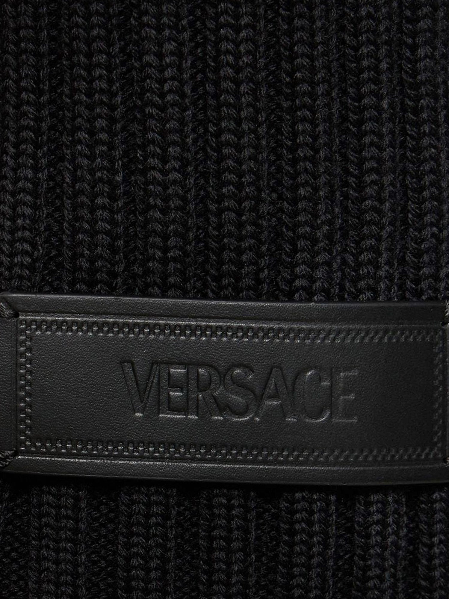 Versace-OUTLET-SALE-Knitwear SCHWARZ-ARCHIVIST