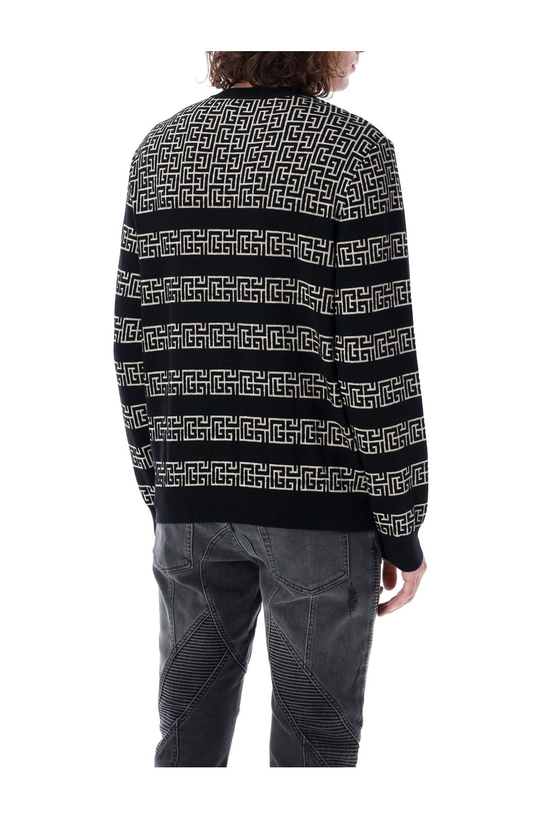 BALMAIN-OUTLET-SALE-Knitwear Schwarz-ARCHIVIST