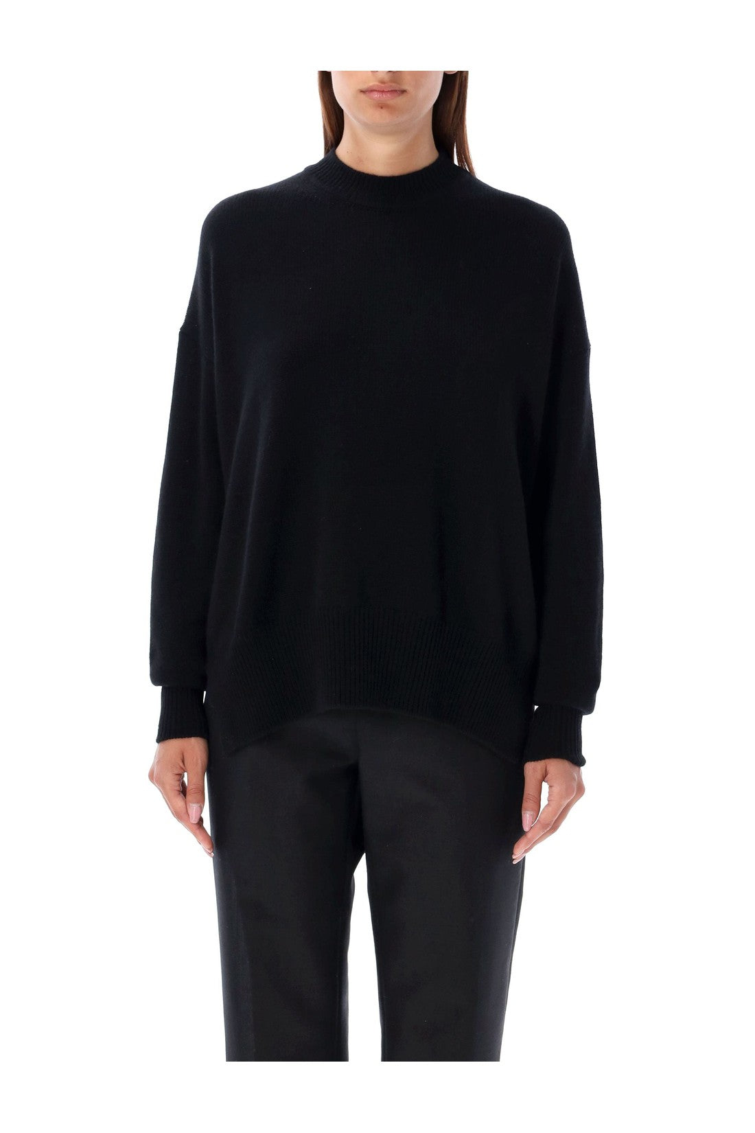 JIL SANDER-OUTLET-SALE-Knitwear Schwarz-ARCHIVIST