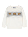 Moschino Kids-OUTLET-SALE-Knitwear WEISS-ARCHIVIST