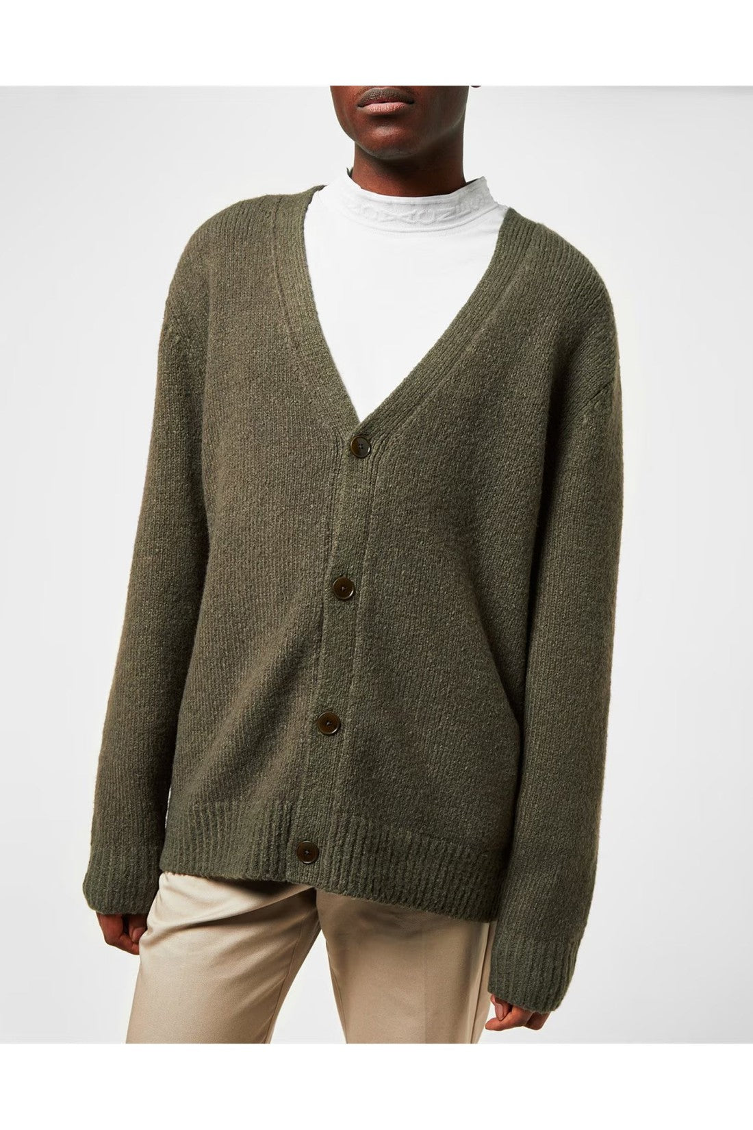 Acne Studios-OUTLET-SALE-Korval Knit Cardigan-ARCHIVIST