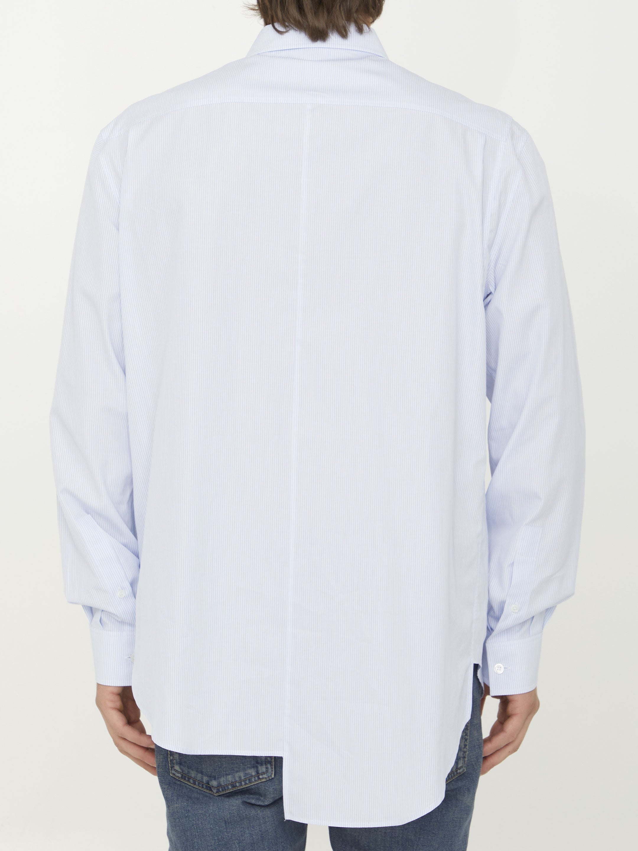 Asymmetric cotton shirt
