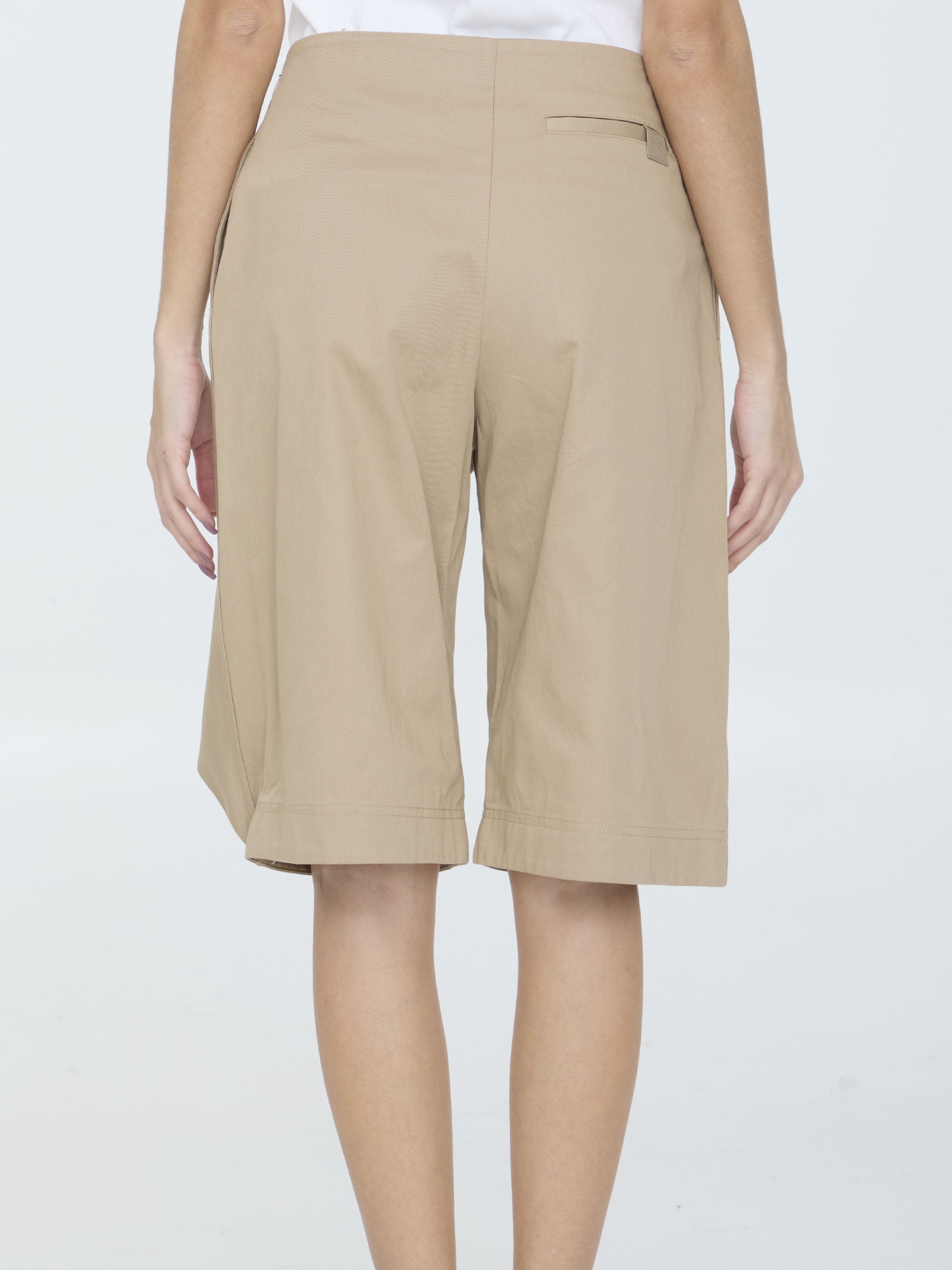 Cotton bermuda shorts