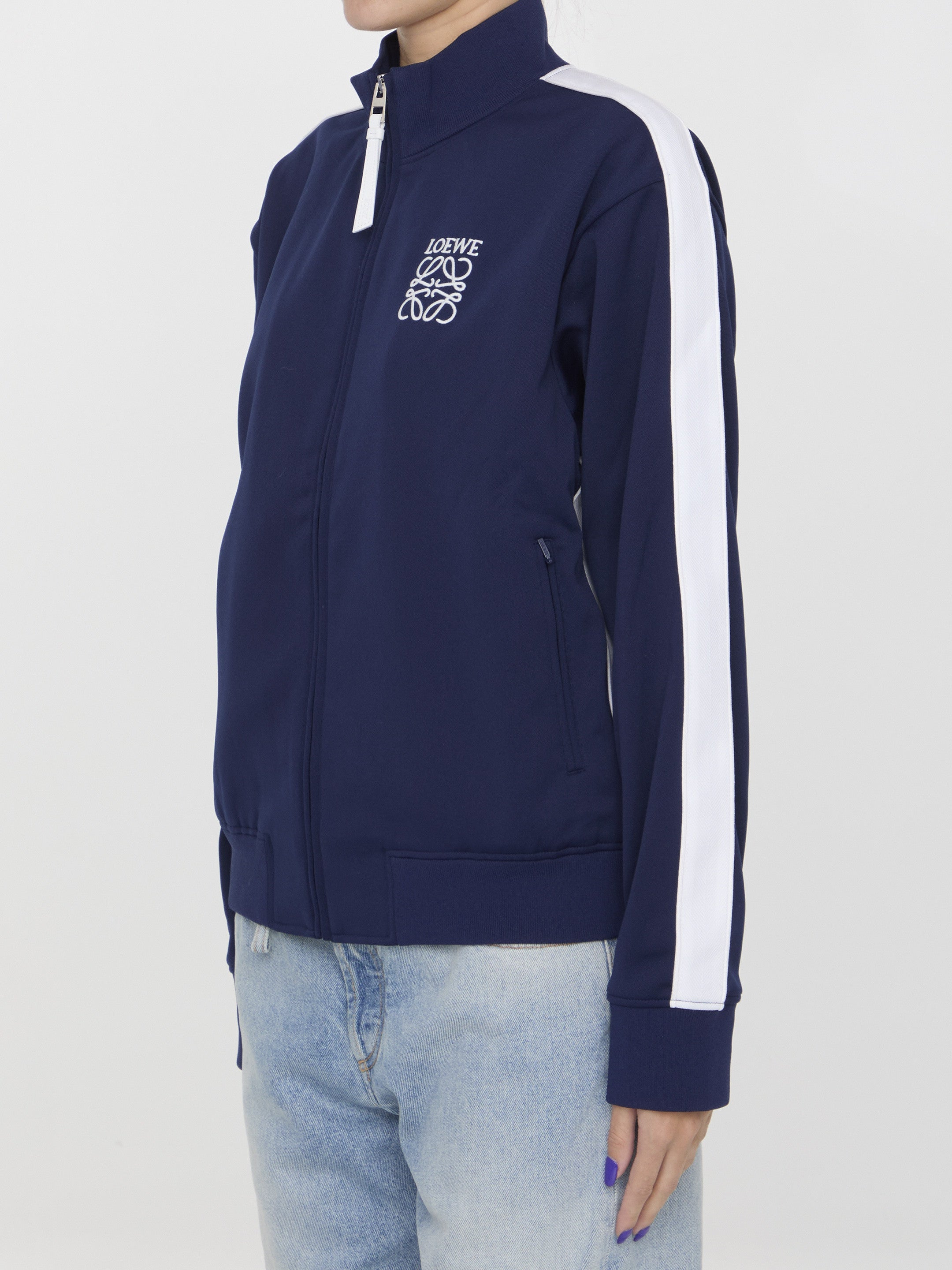 Tracksuit jacket in technical jersey