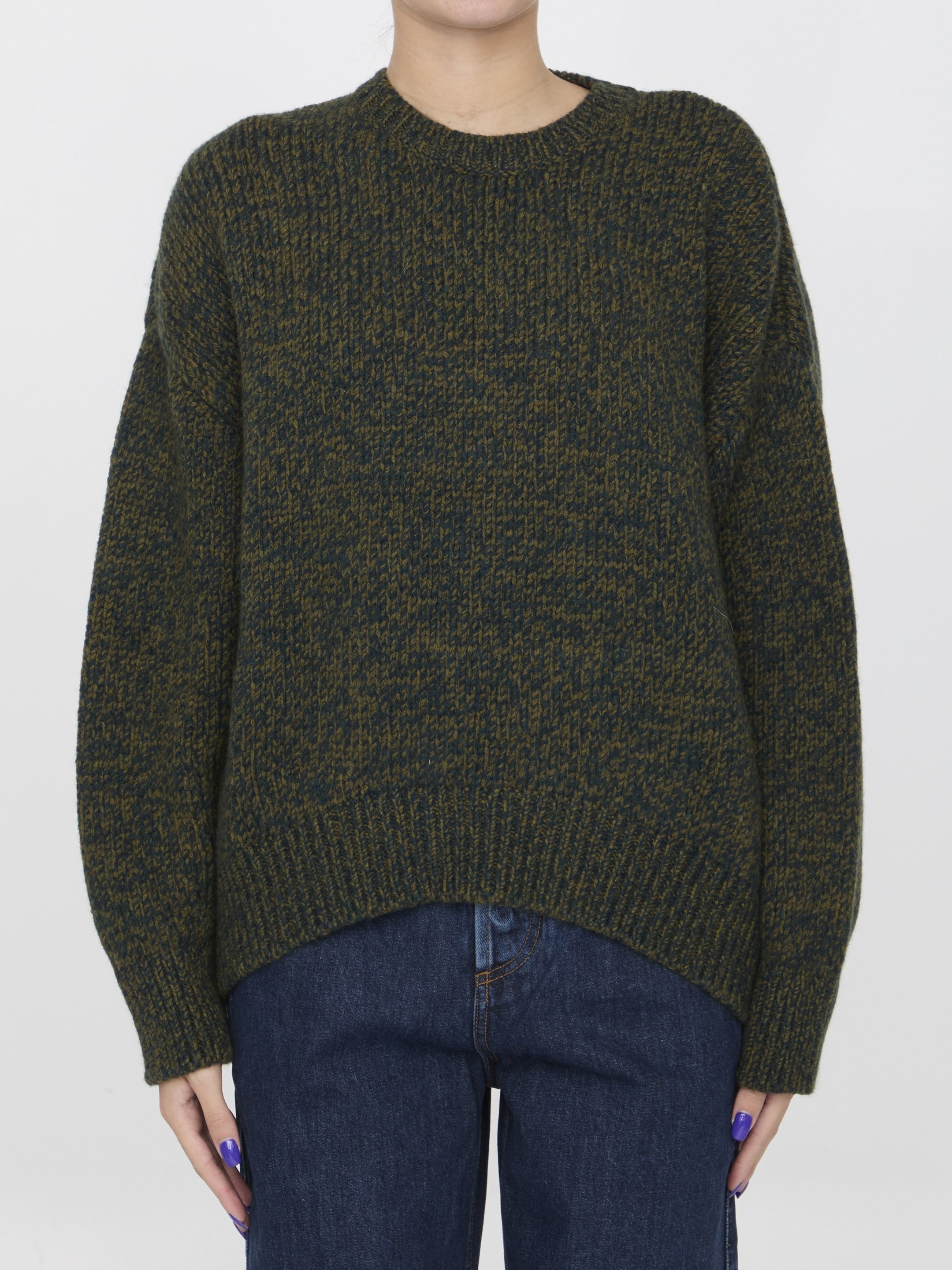 LOEWE-OUTLET-SALE-Trompe-loeil-sweater-Strick-S-GREEN-ARCHIVE-COLLECTION.jpg