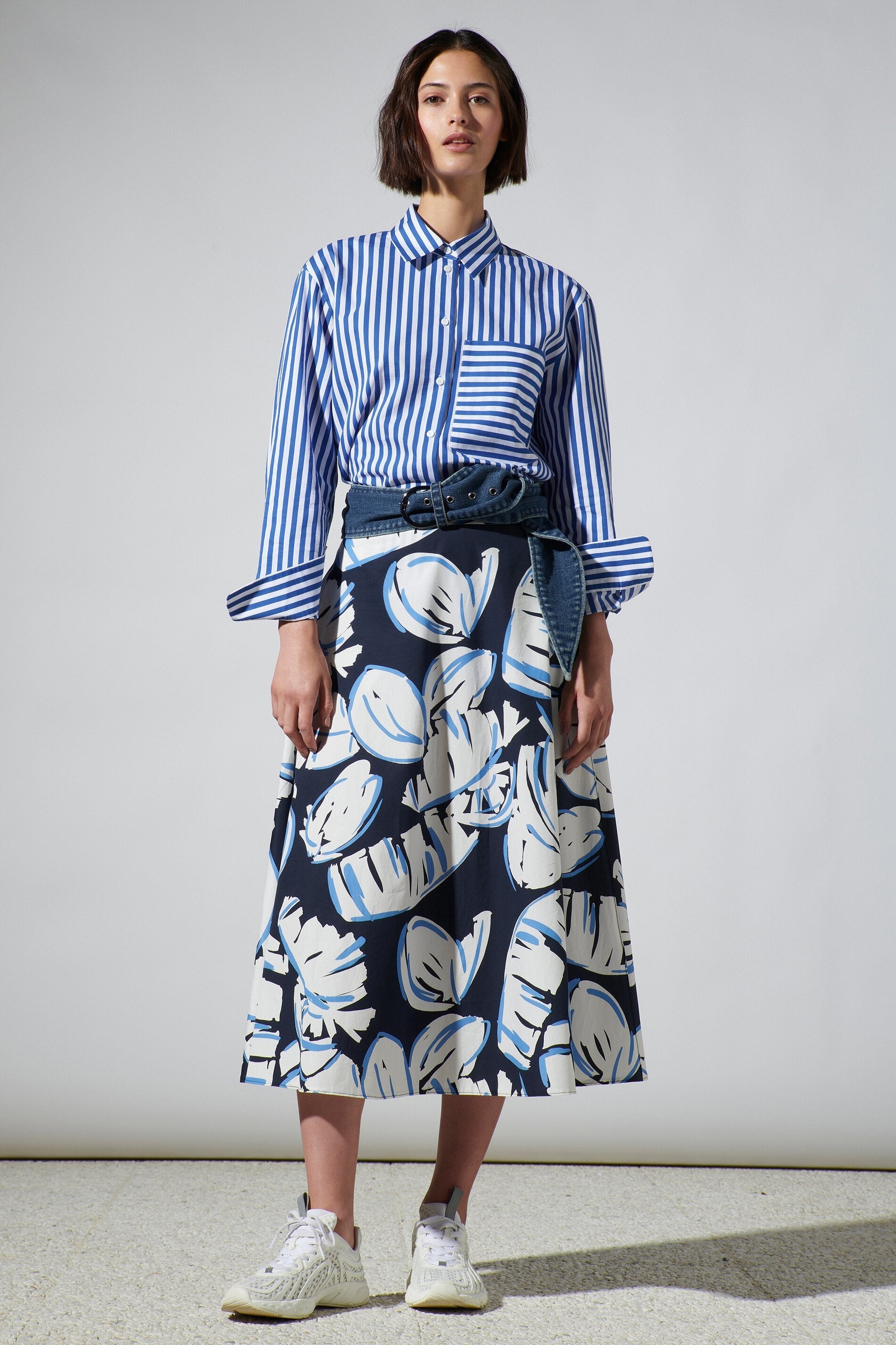 Hemd mit Positano-Stripe-Hemden & Blusen-Luisa Cerano-IM-SALE-ARCHIVIST