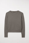 LUISA CERANO-OUTLET-SALE-Sweater aus Alpaka-Mix-Strick-34-grey melange-by-ARCHIVIST