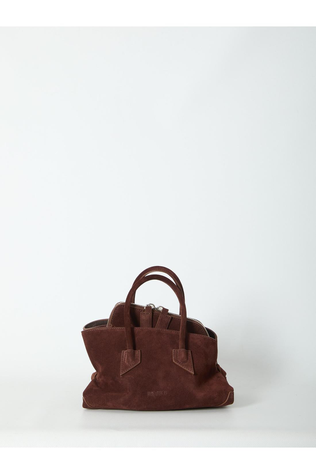 The Attico-OUTLET-SALE-La Passeggiata top handle Light Choco bag mini-ARCHIVIST