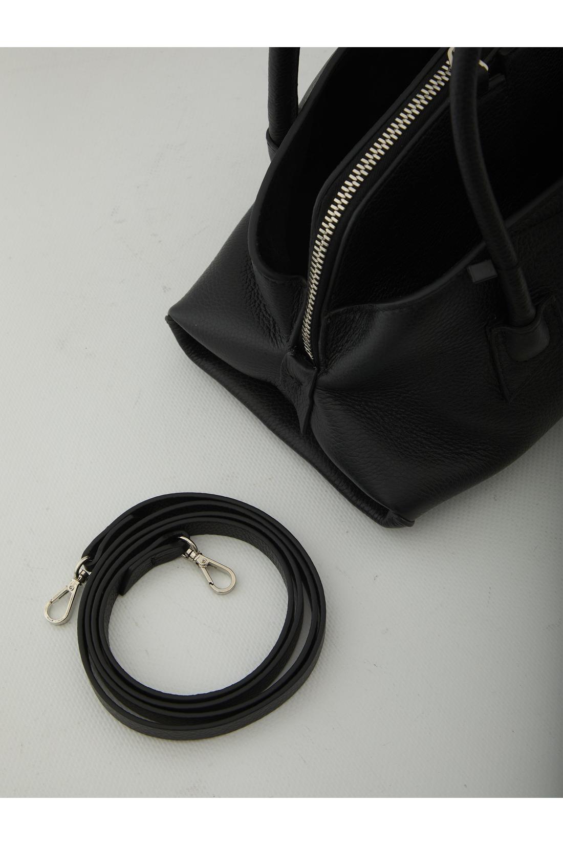 The Attico-OUTLET-SALE-La Passeggiata top handle black bag mini-ARCHIVIST