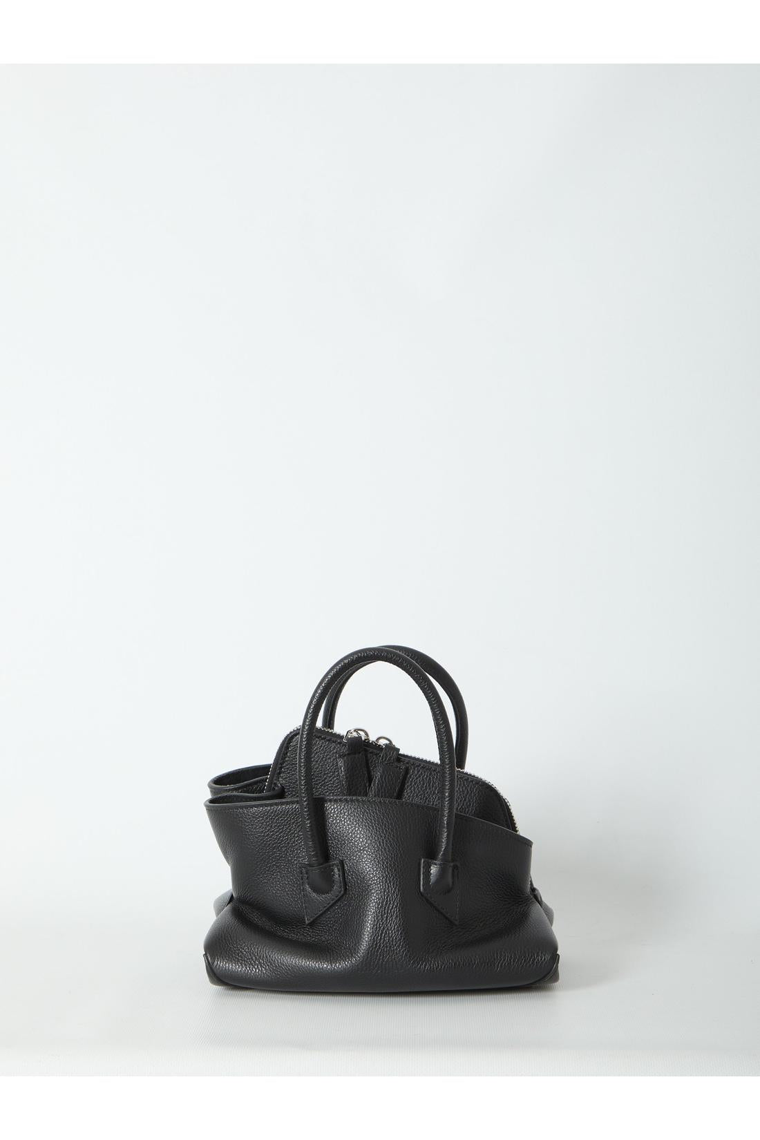 The Attico-OUTLET-SALE-La Passeggiata top handle black bag mini-ARCHIVIST