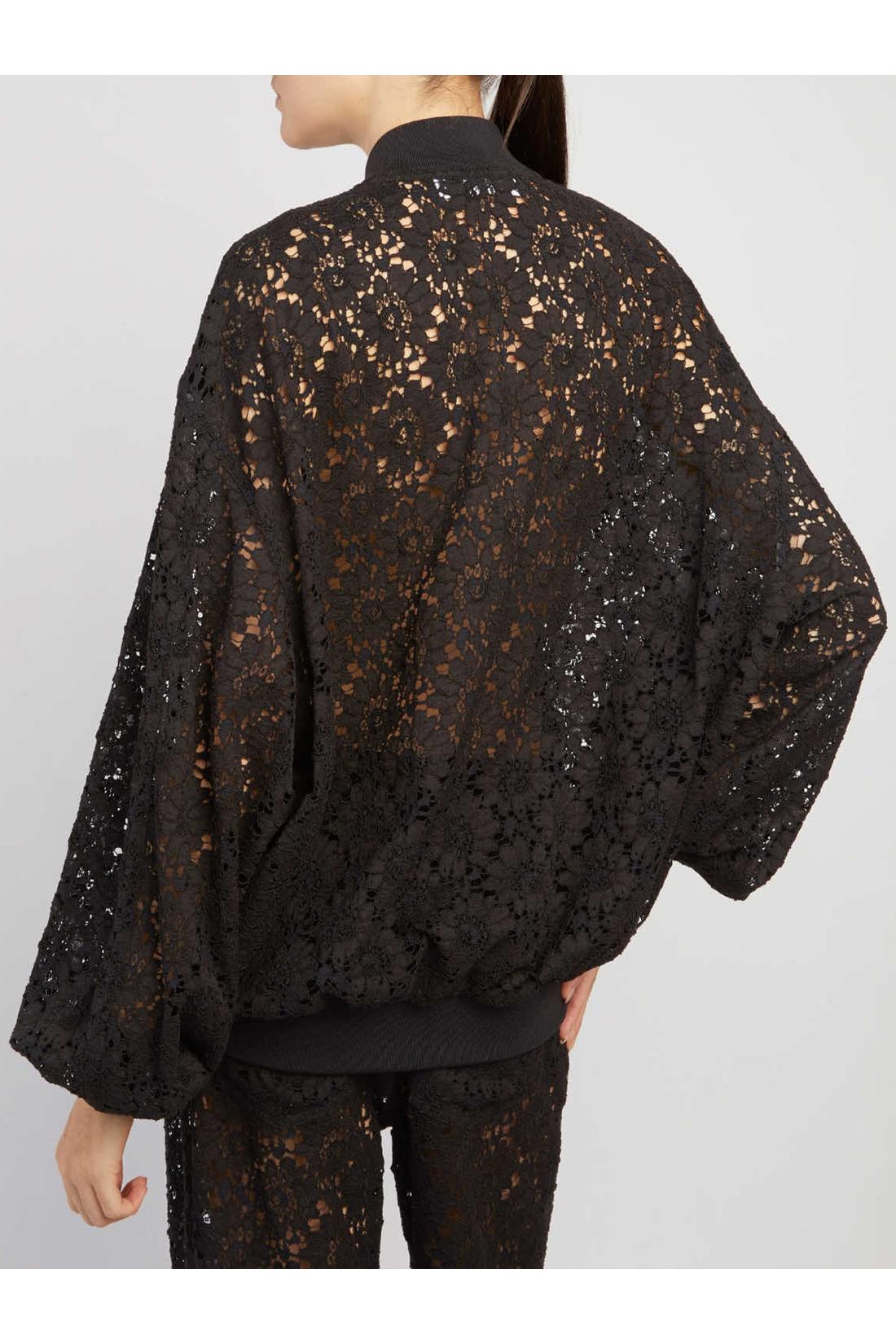 Federica Tosi-OUTLET-SALE-Lace bomber jacket-ARCHIVIST