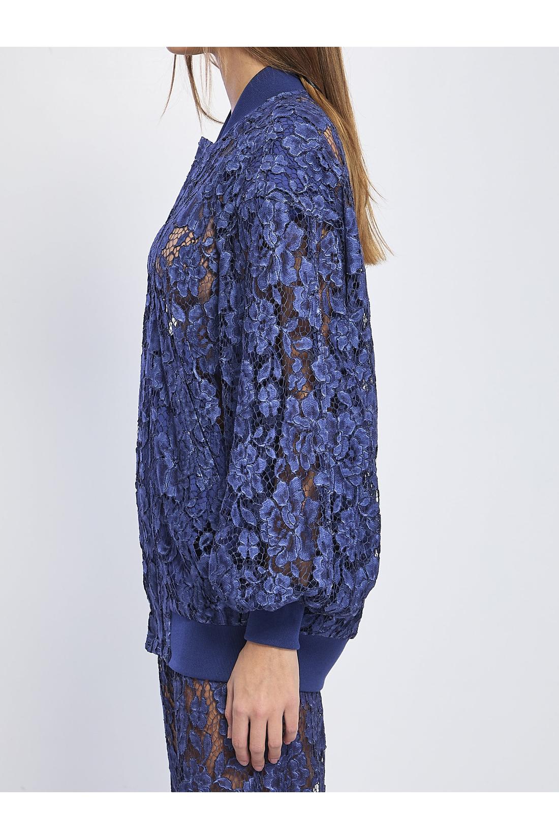 Federica Tosi-OUTLET-SALE-Lace bomber jacket-ARCHIVIST