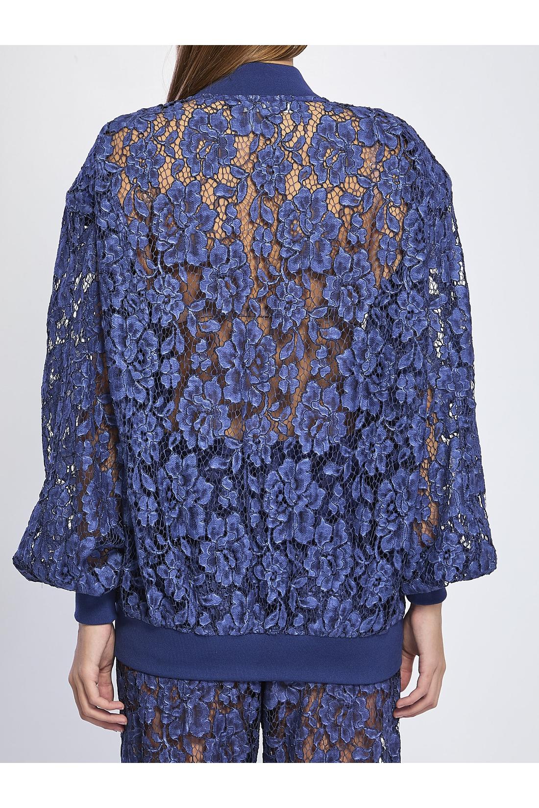 Federica Tosi-OUTLET-SALE-Lace bomber jacket-ARCHIVIST