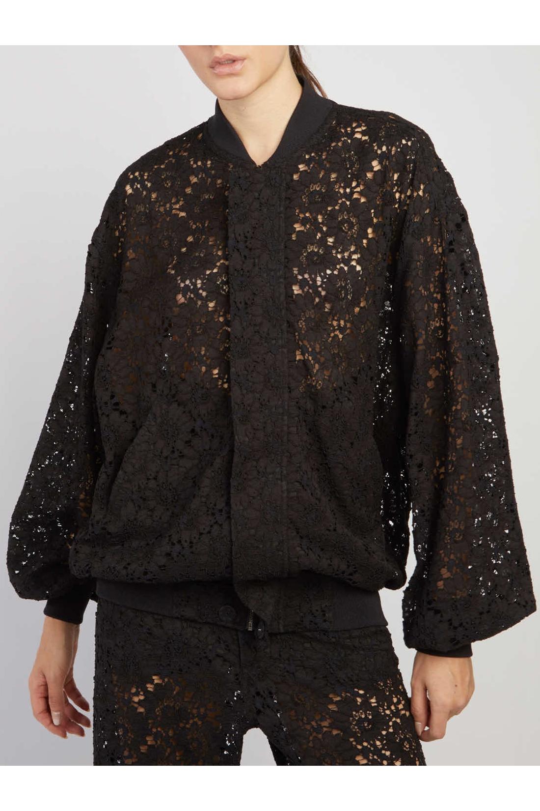 Federica Tosi-OUTLET-SALE-Lace bomber jacket-ARCHIVIST