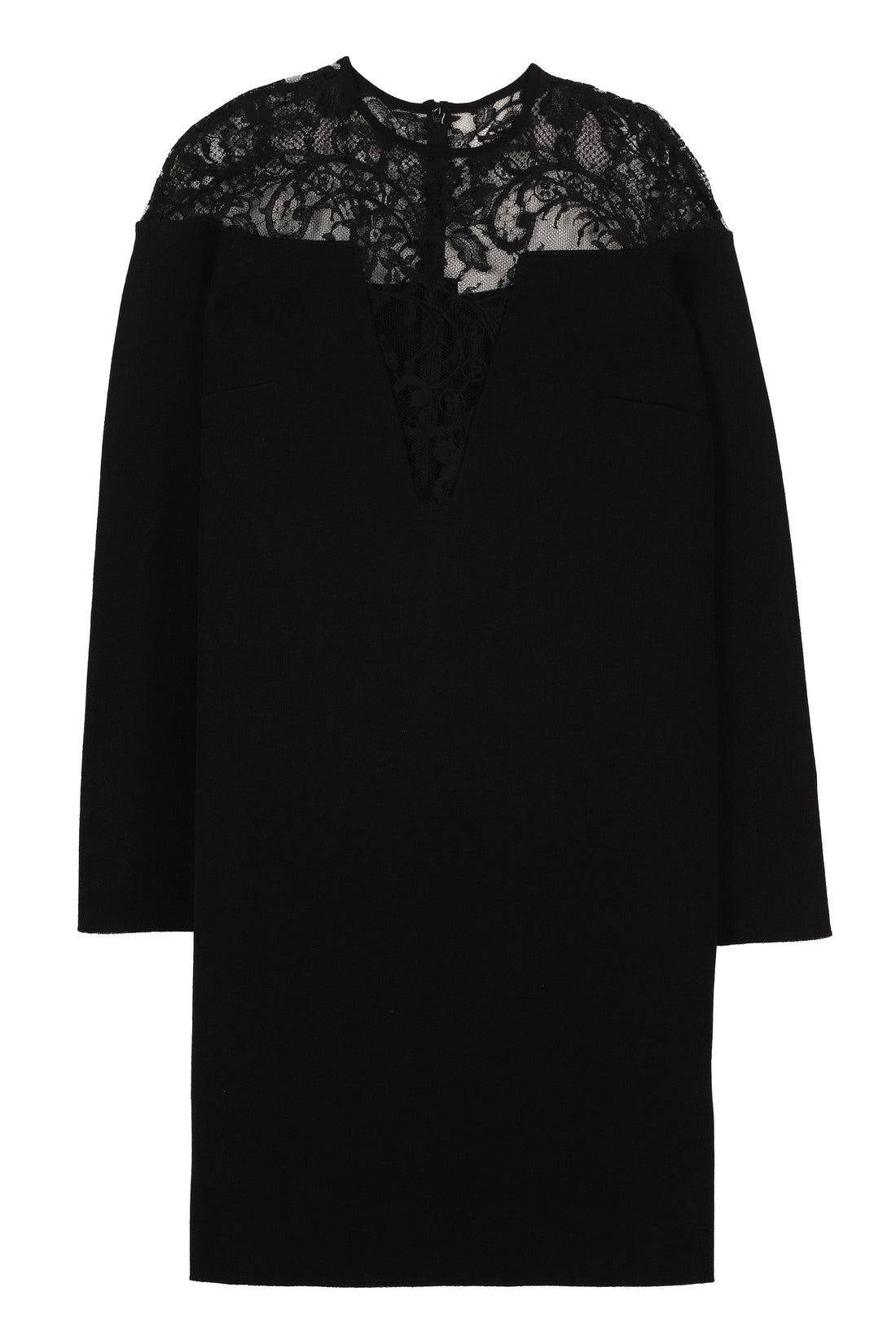 Givenchy-OUTLET-SALE-Lace detail knitted dress-ARCHIVIST