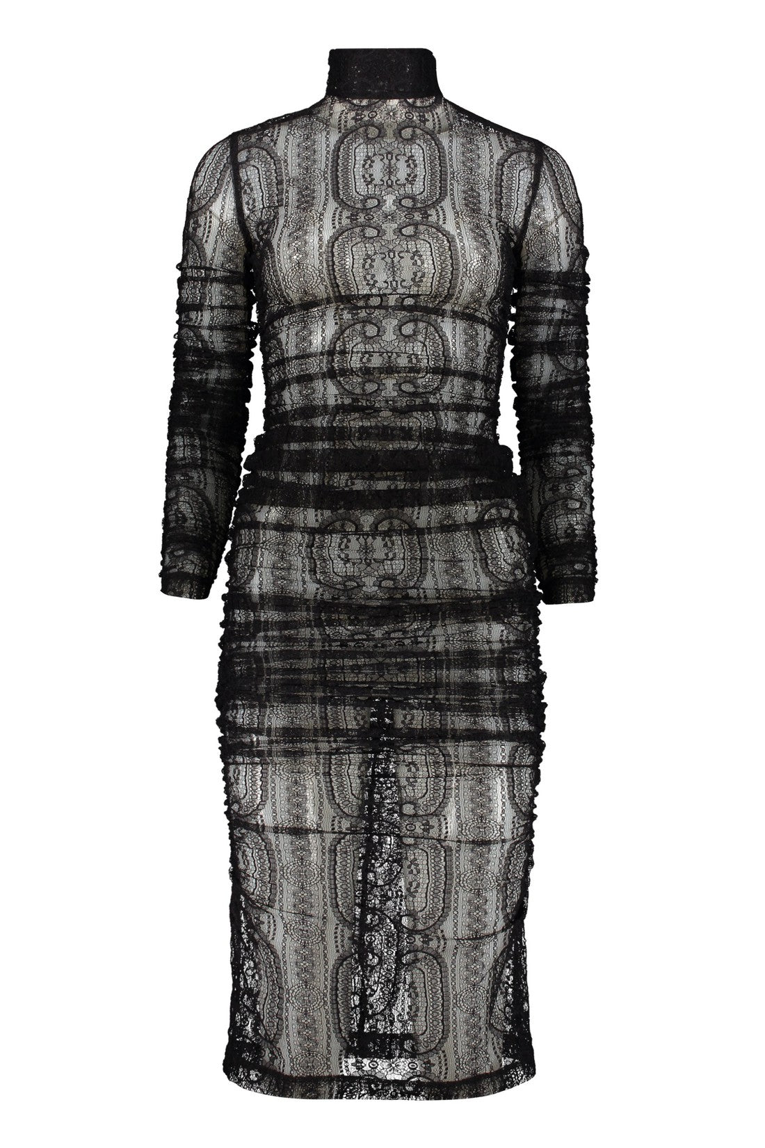 Dolce & Gabbana-OUTLET-SALE-Lace midi dress-ARCHIVIST