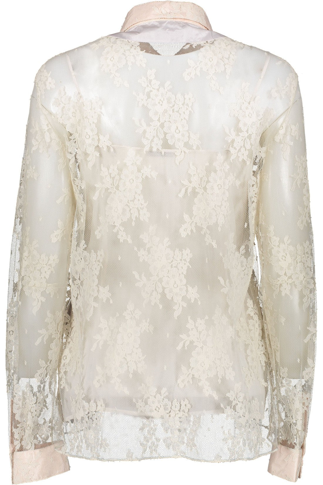 Bottega Veneta-OUTLET-SALE-Lace shirt-ARCHIVIST