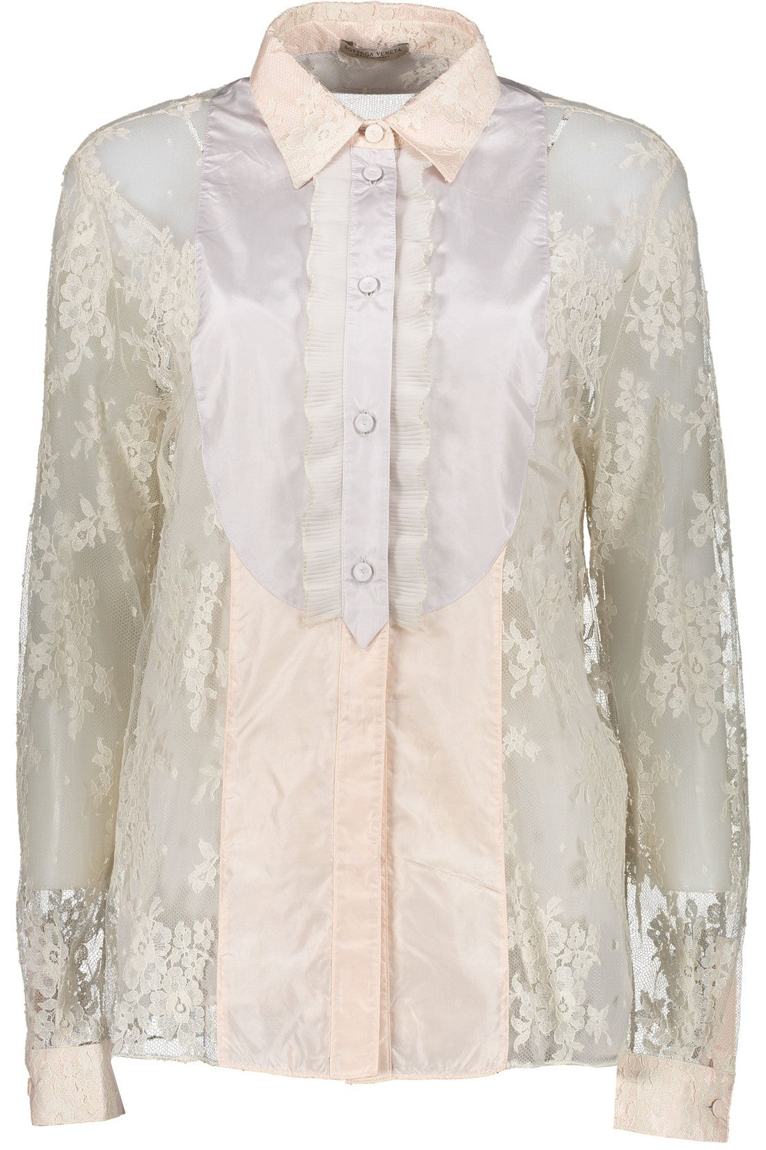 Bottega Veneta-OUTLET-SALE-Lace shirt-ARCHIVIST