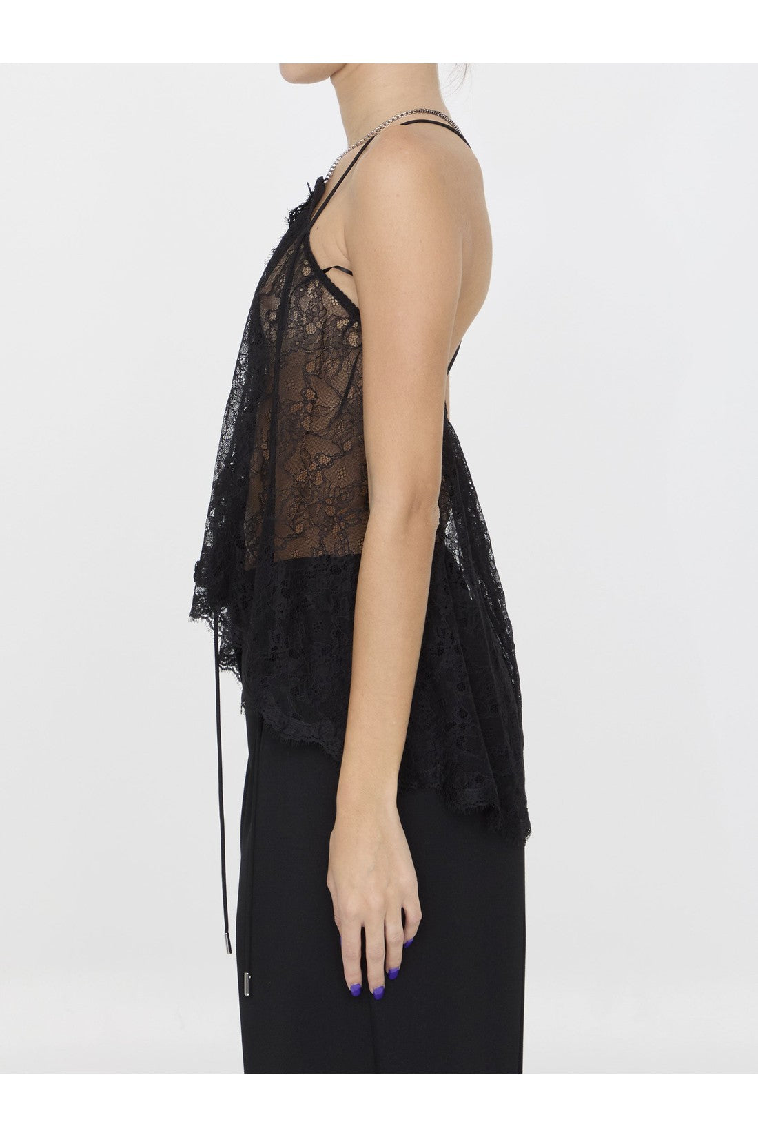 THE ATTICO-OUTLET-SALE-Lace top-ARCHIVIST