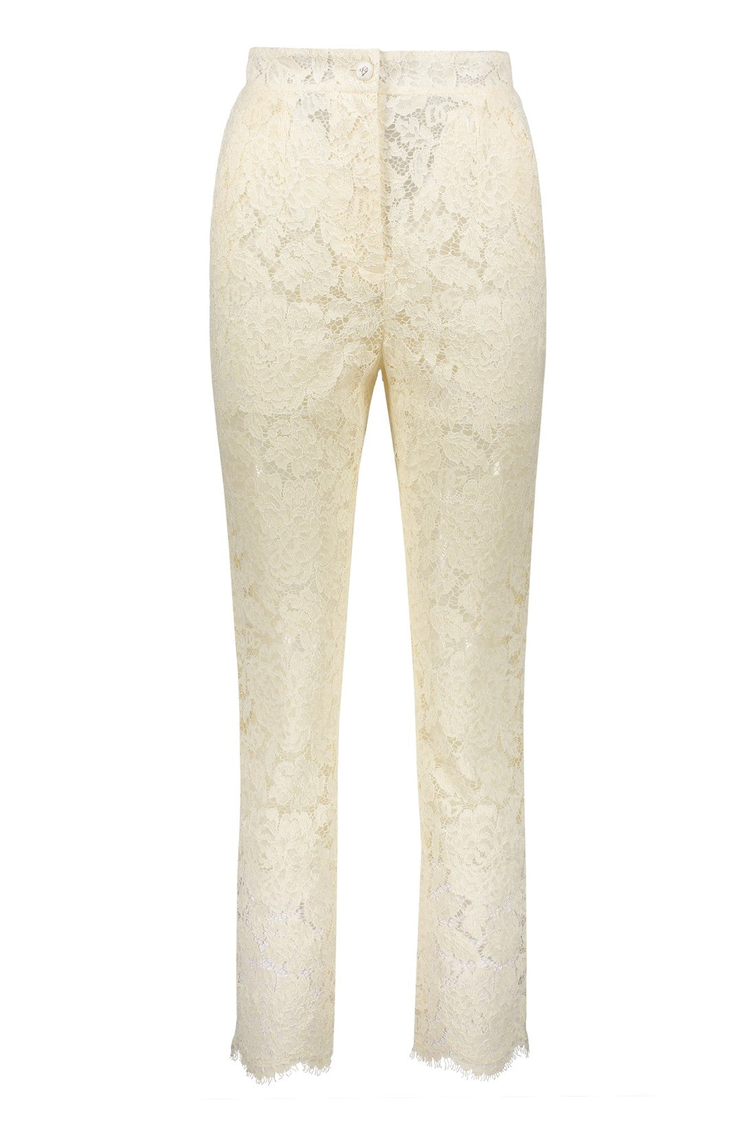 Dolce & Gabbana-OUTLET-SALE-Lace trousers-ARCHIVIST