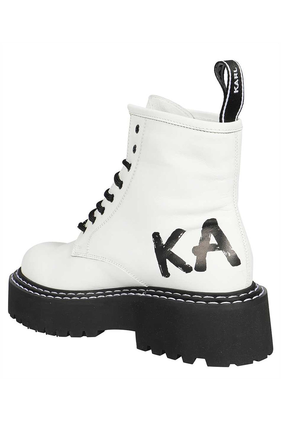 Karl Lagerfeld-OUTLET-SALE-Lace-up ankle boots-ARCHIVIST