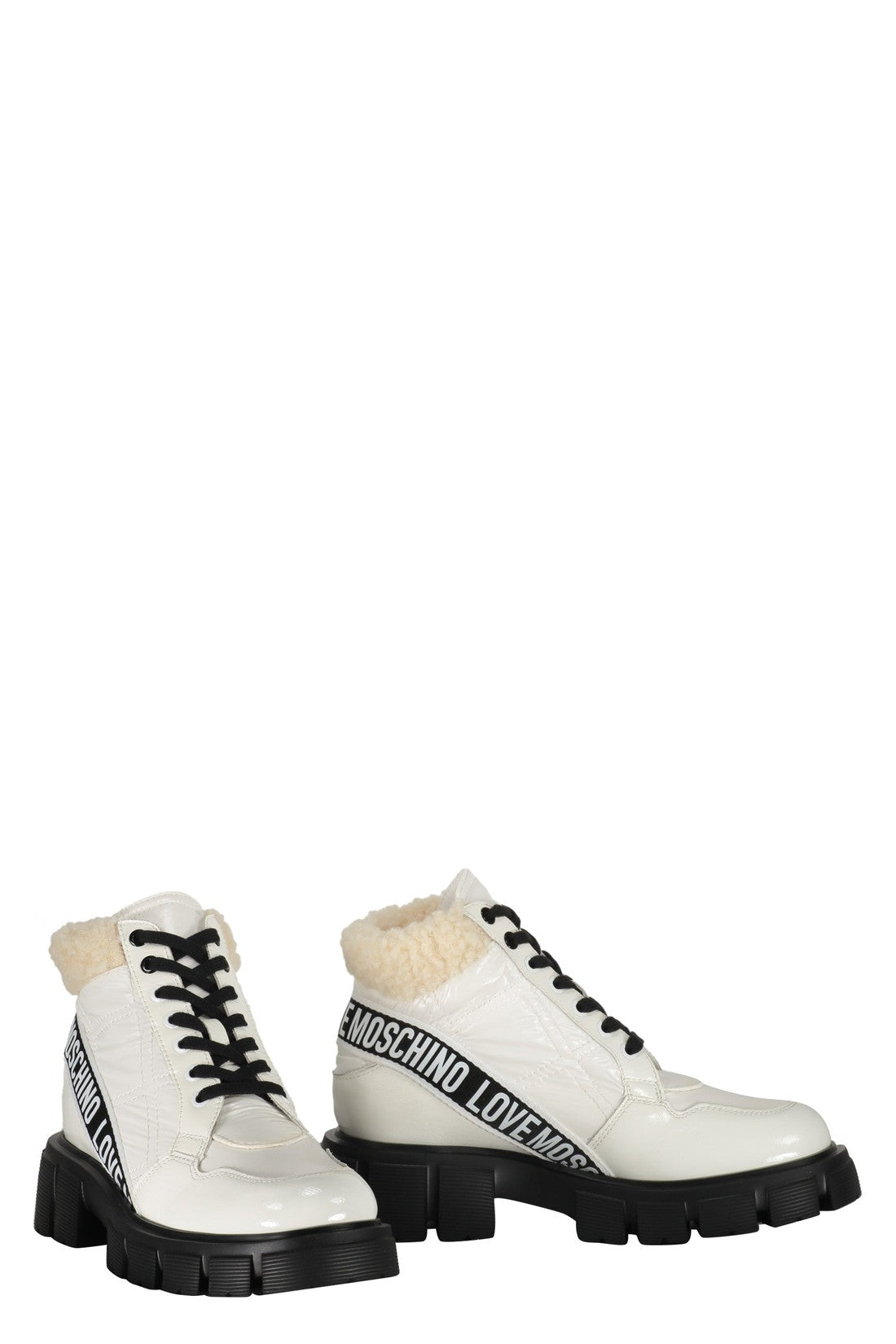 Love Moschino-OUTLET-SALE-Lace-up ankle boots-ARCHIVIST