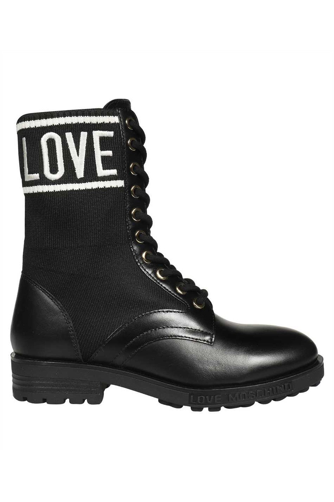 Love Moschino-OUTLET-SALE-Lace-up ankle boots-ARCHIVIST