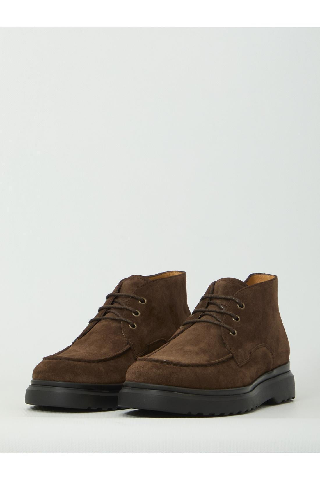 Tod'S-OUTLET-SALE-Lace-up brown boots-ARCHIVIST