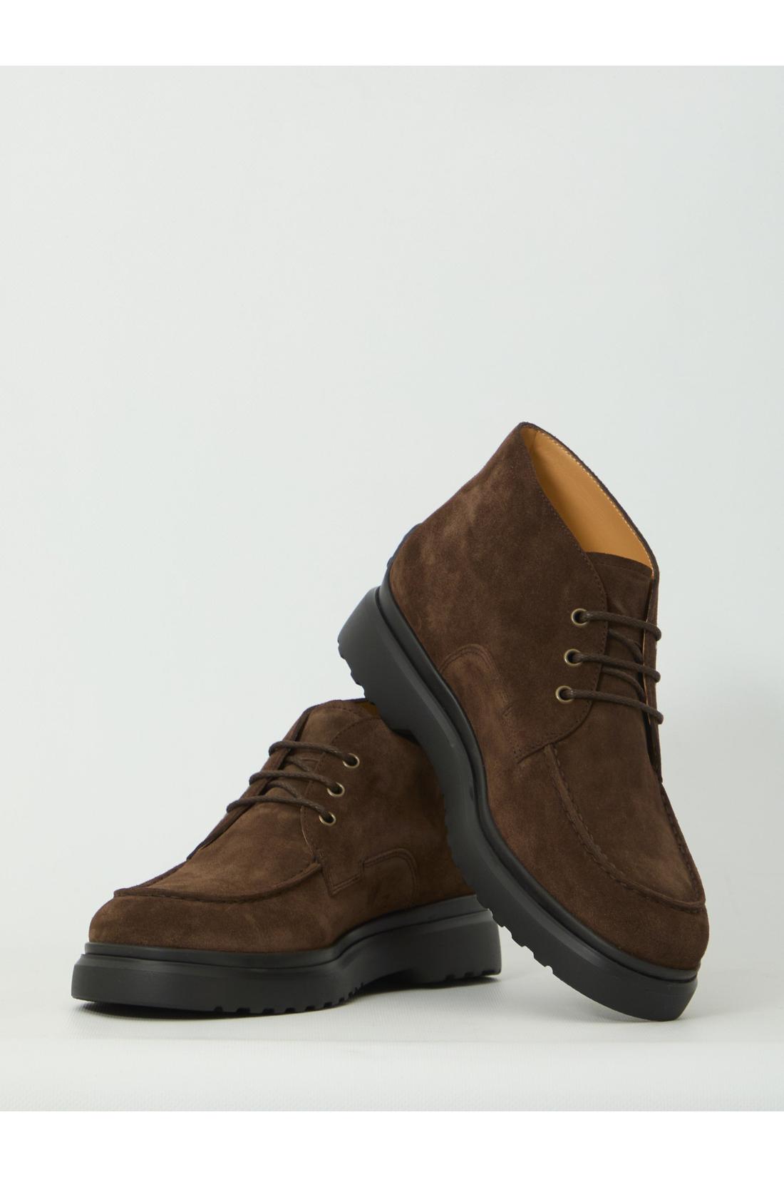 Tod'S-OUTLET-SALE-Lace-up brown boots-ARCHIVIST