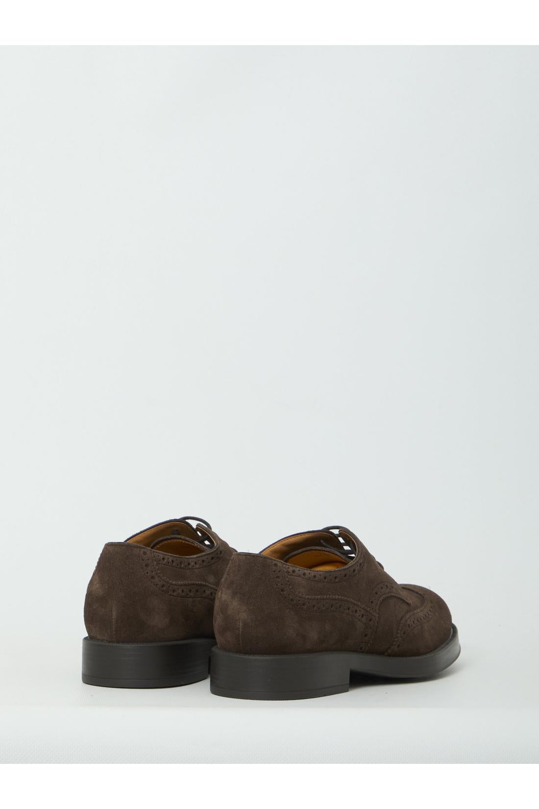 Tod'S-OUTLET-SALE-Lace-up suede shoes-ARCHIVIST