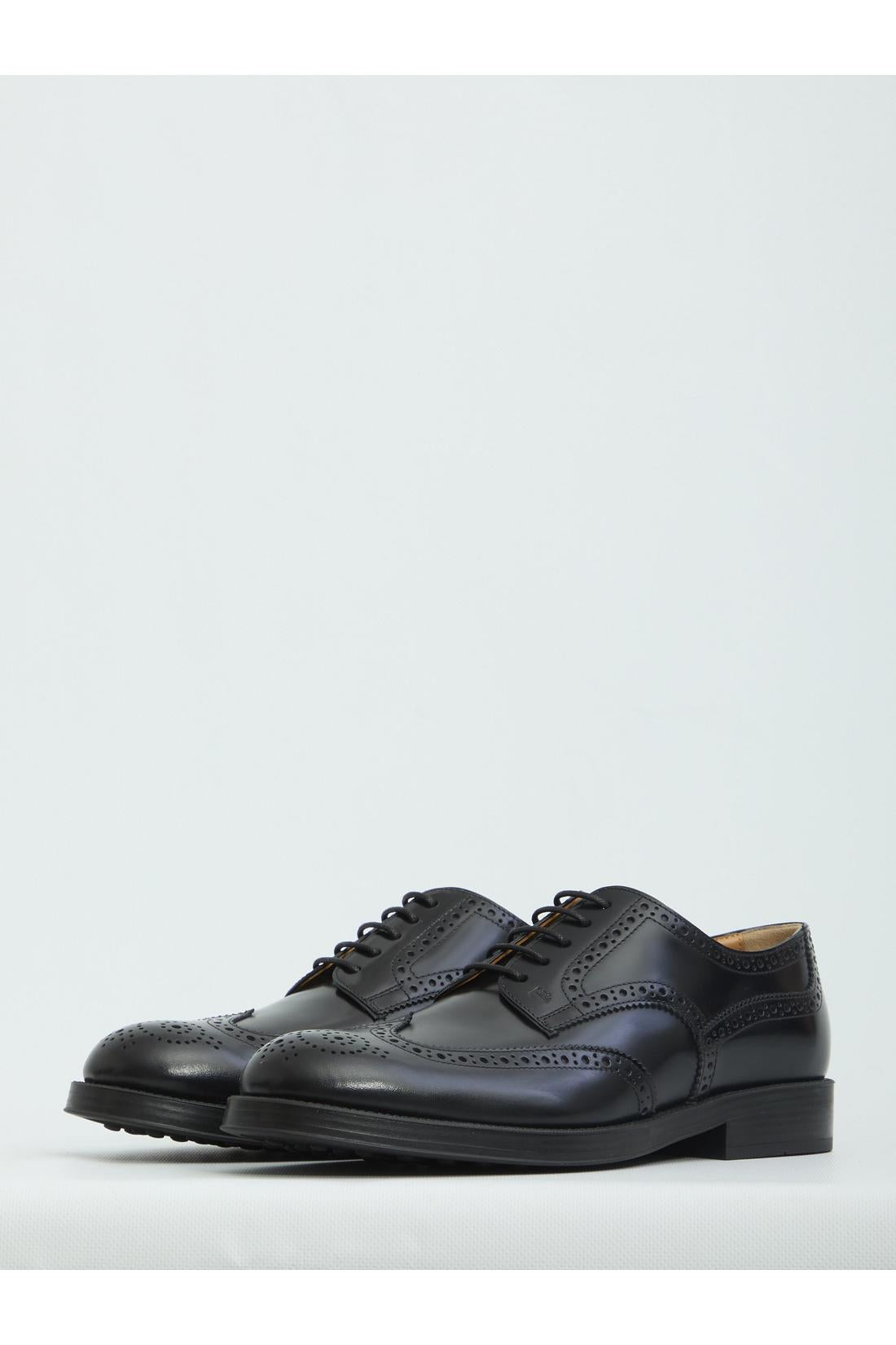 Tod'S-OUTLET-SALE-Laced up shoes with perforations-ARCHIVIST