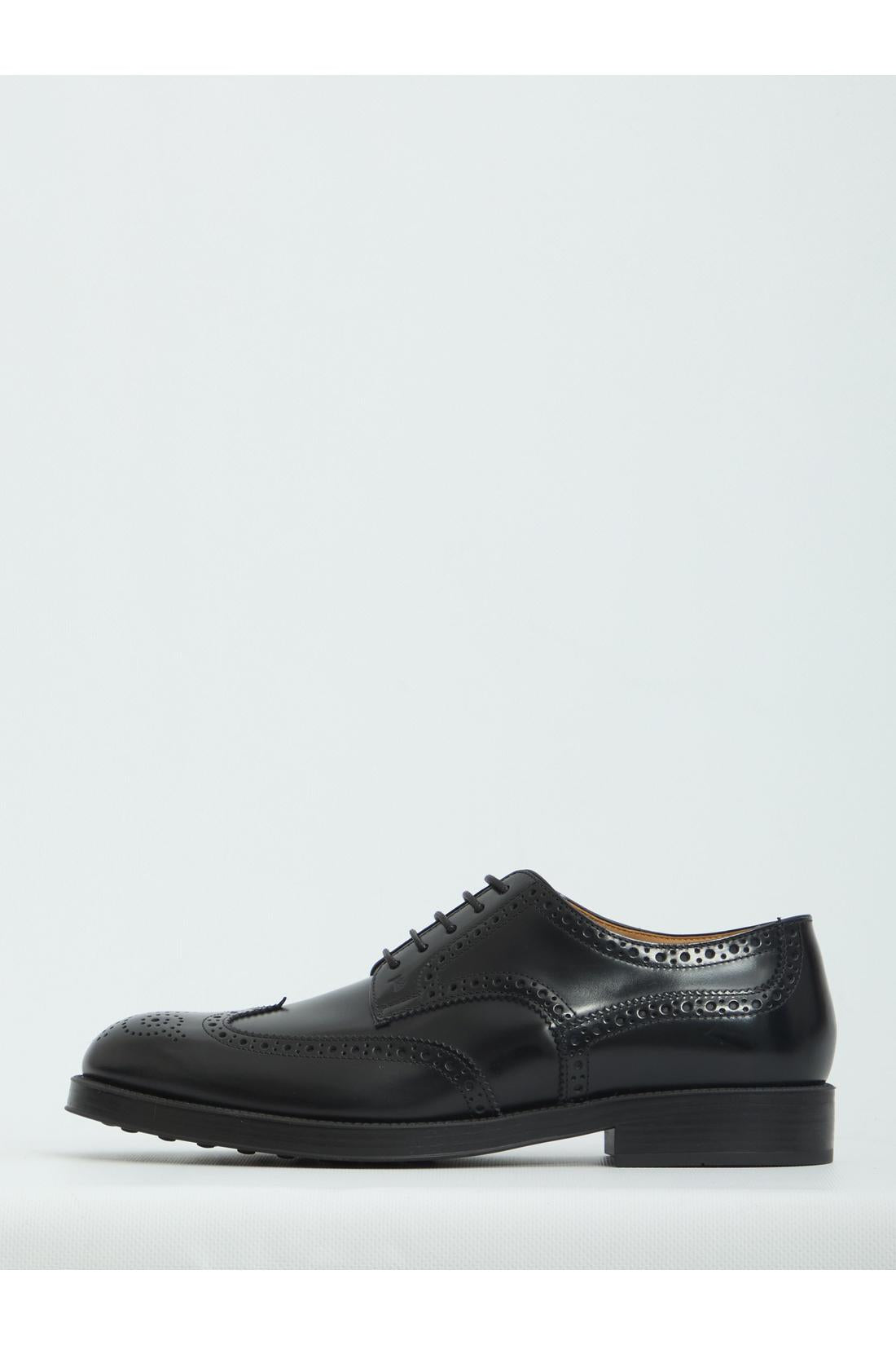 Tod'S-OUTLET-SALE-Laced up shoes with perforations-ARCHIVIST