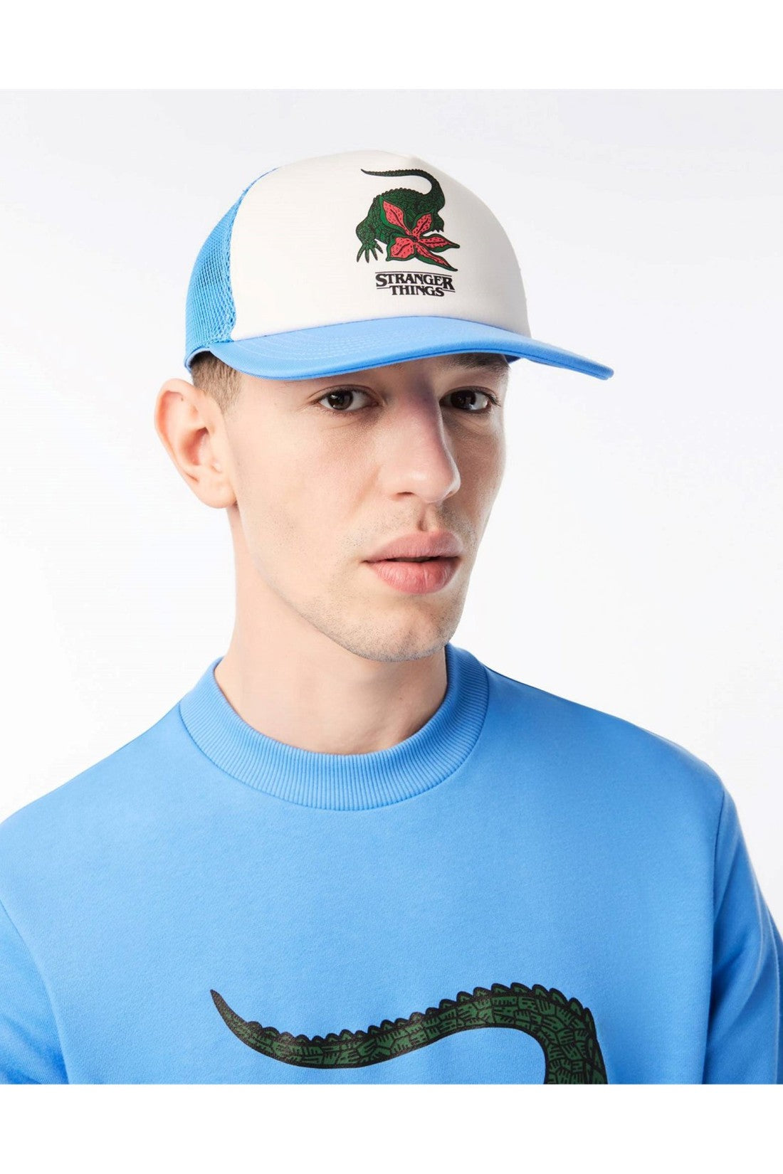 Lacoste-OUTLET-SALE-Lacoste x Netflix Stranger Things Logo Baseball Cap-ARCHIVIST