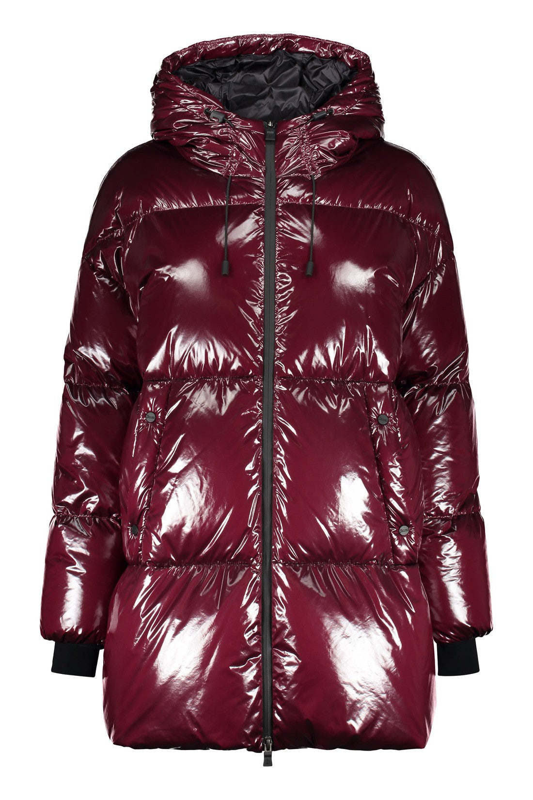 Herno-OUTLET-SALE-Laminar hooded shiny down jacket-ARCHIVIST