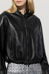 Luisa Cerano-Lammnappa-Blouson-Jacken & Mäntel-Black-Deal-Outlet-by-ARCHIVIST