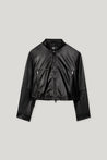 Luisa Cerano-Lammnappa-Blouson-Jacken & Mäntel-Black-Deal-Outlet-by-ARCHIVIST