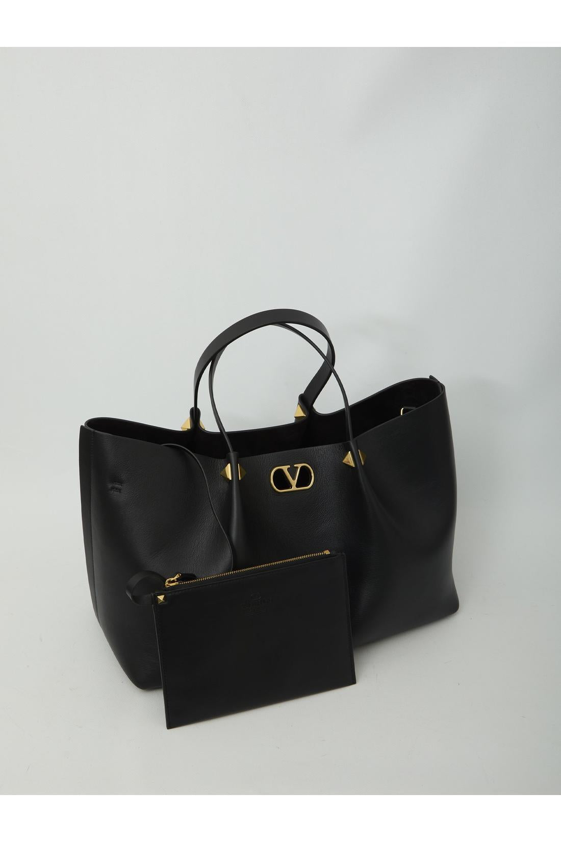 Valentino Garavani-OUTLET-SALE-Large VLogo Signature tote bag-ARCHIVIST