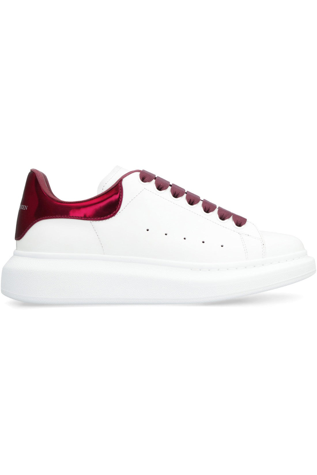 Alexander McQueen-OUTLET-SALE-Larry leather sneakers-ARCHIVIST