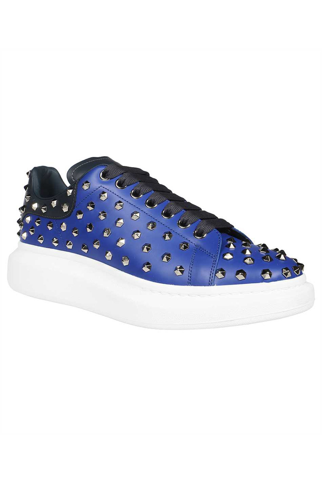 Alexander McQueen-OUTLET-SALE-Larry leather sneakers-ARCHIVIST