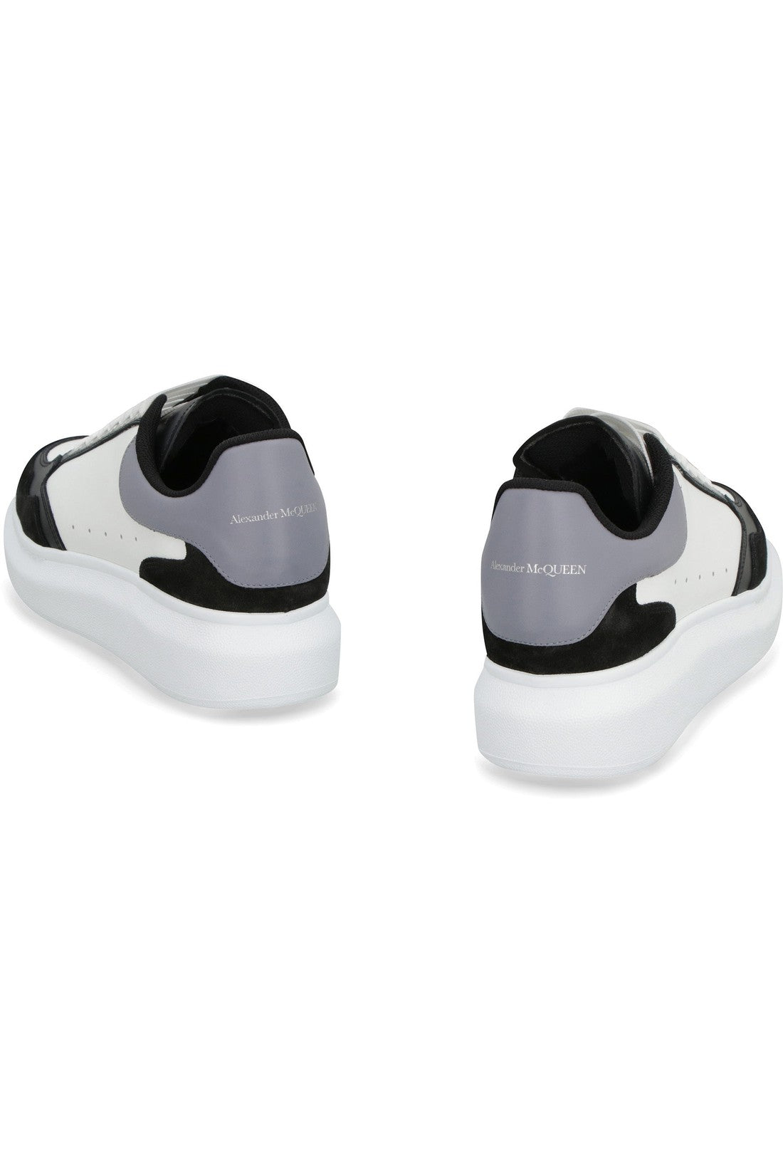 Alexander McQueen-OUTLET-SALE-Larry leather sneakers-ARCHIVIST