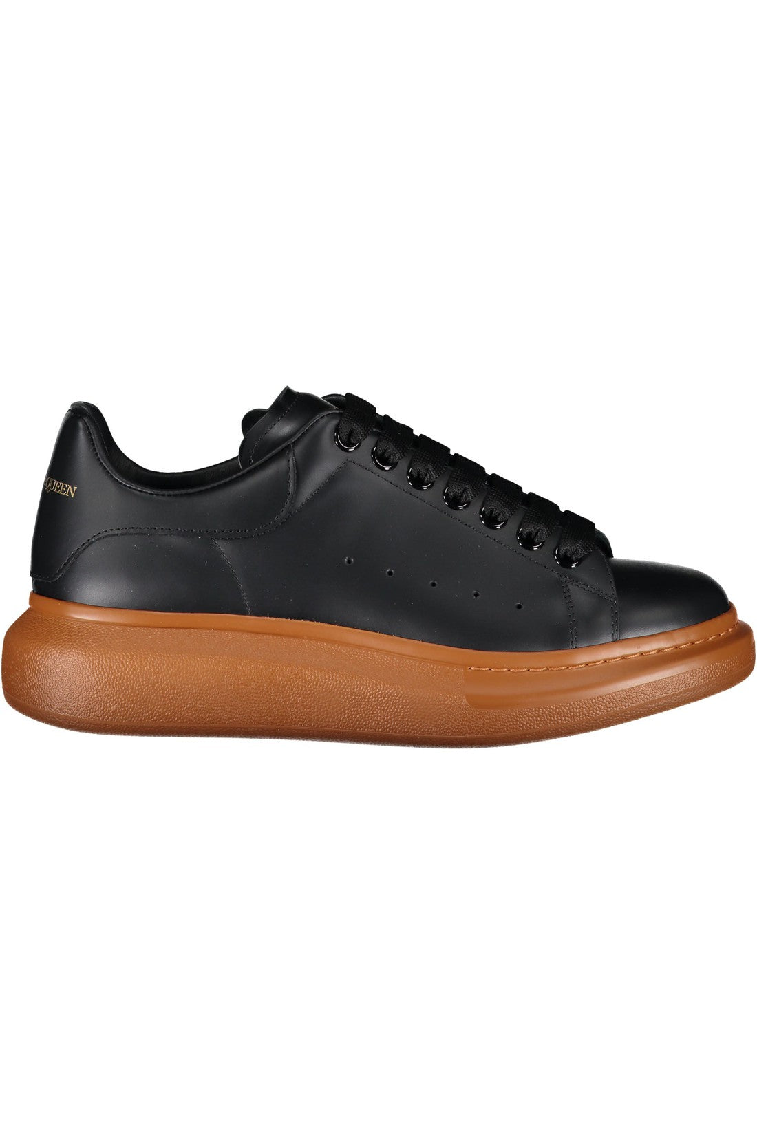 Alexander McQueen-OUTLET-SALE-Larry leather sneakers-ARCHIVIST