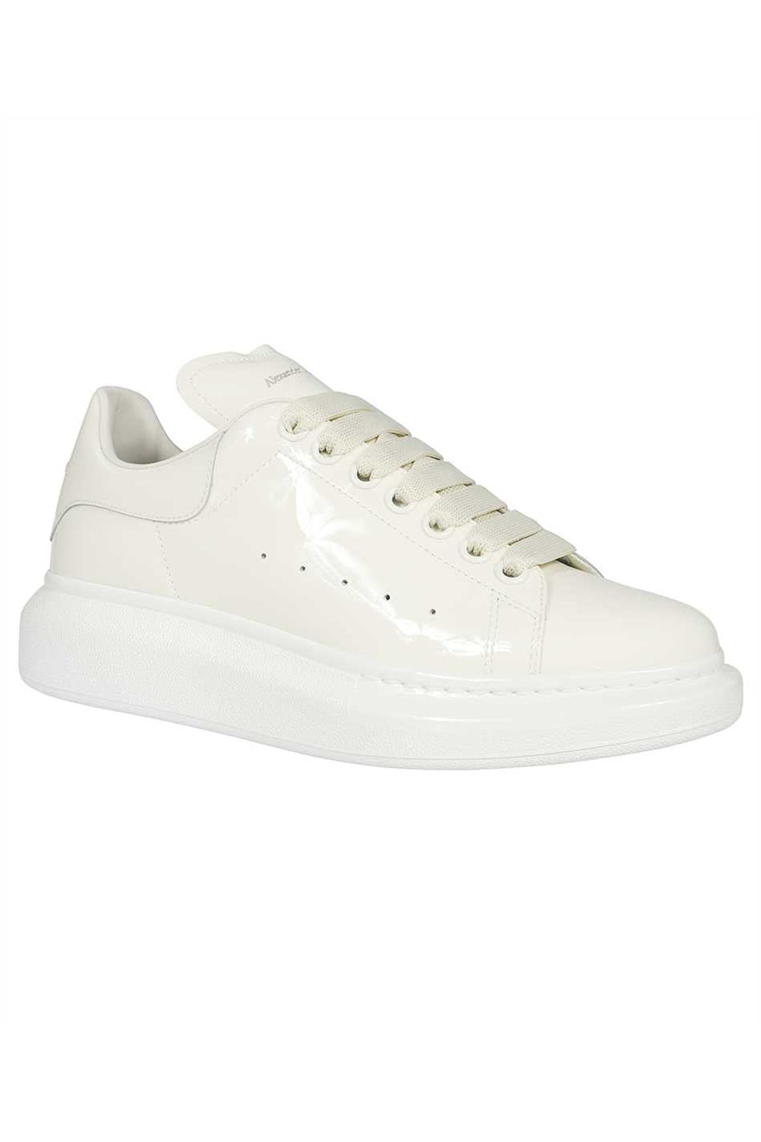 Alexander McQueen-OUTLET-SALE-Larry patent leather sneakers-ARCHIVIST