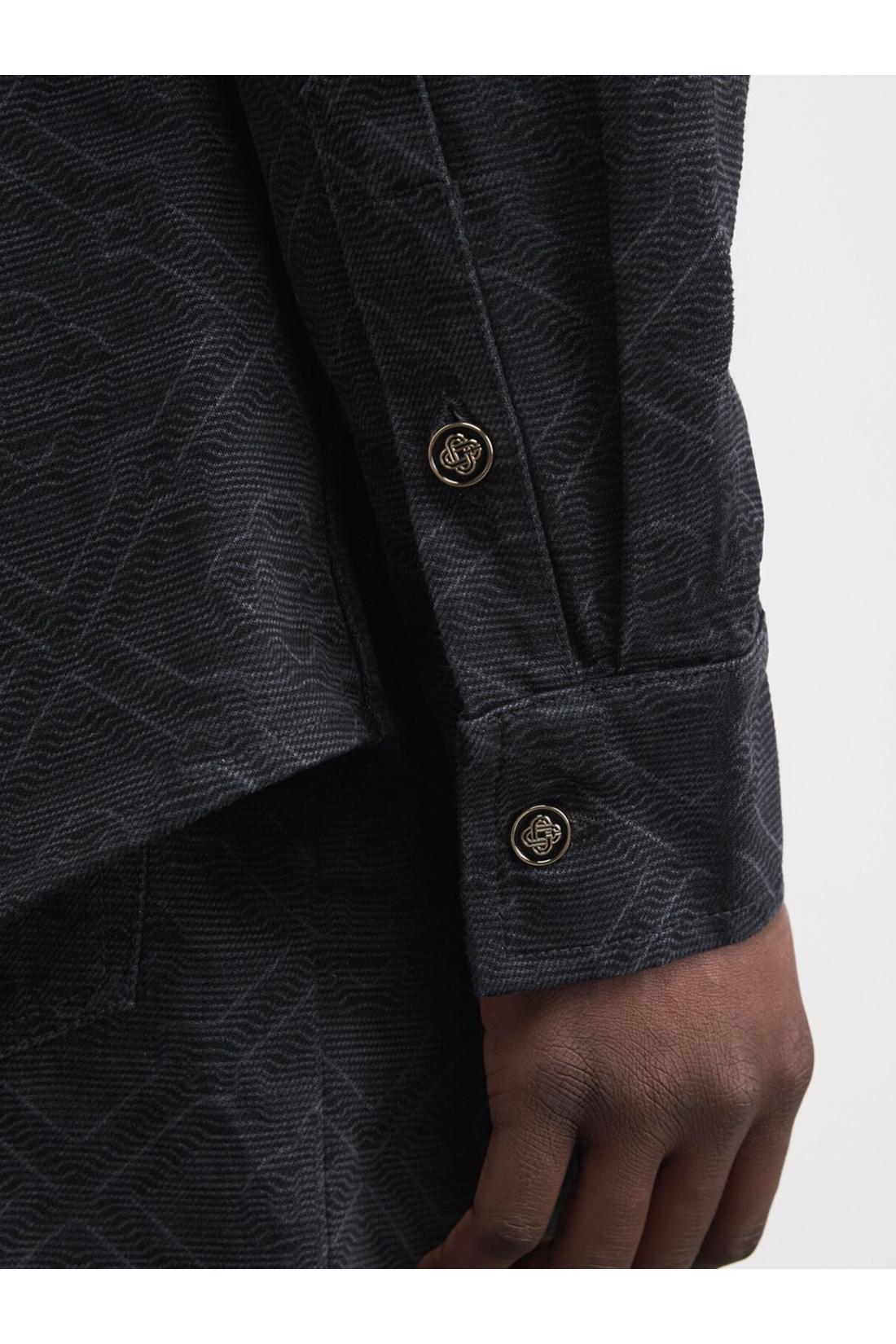 Casablanca-OUTLET-SALE-Laser monogram overshirt-ARCHIVIST