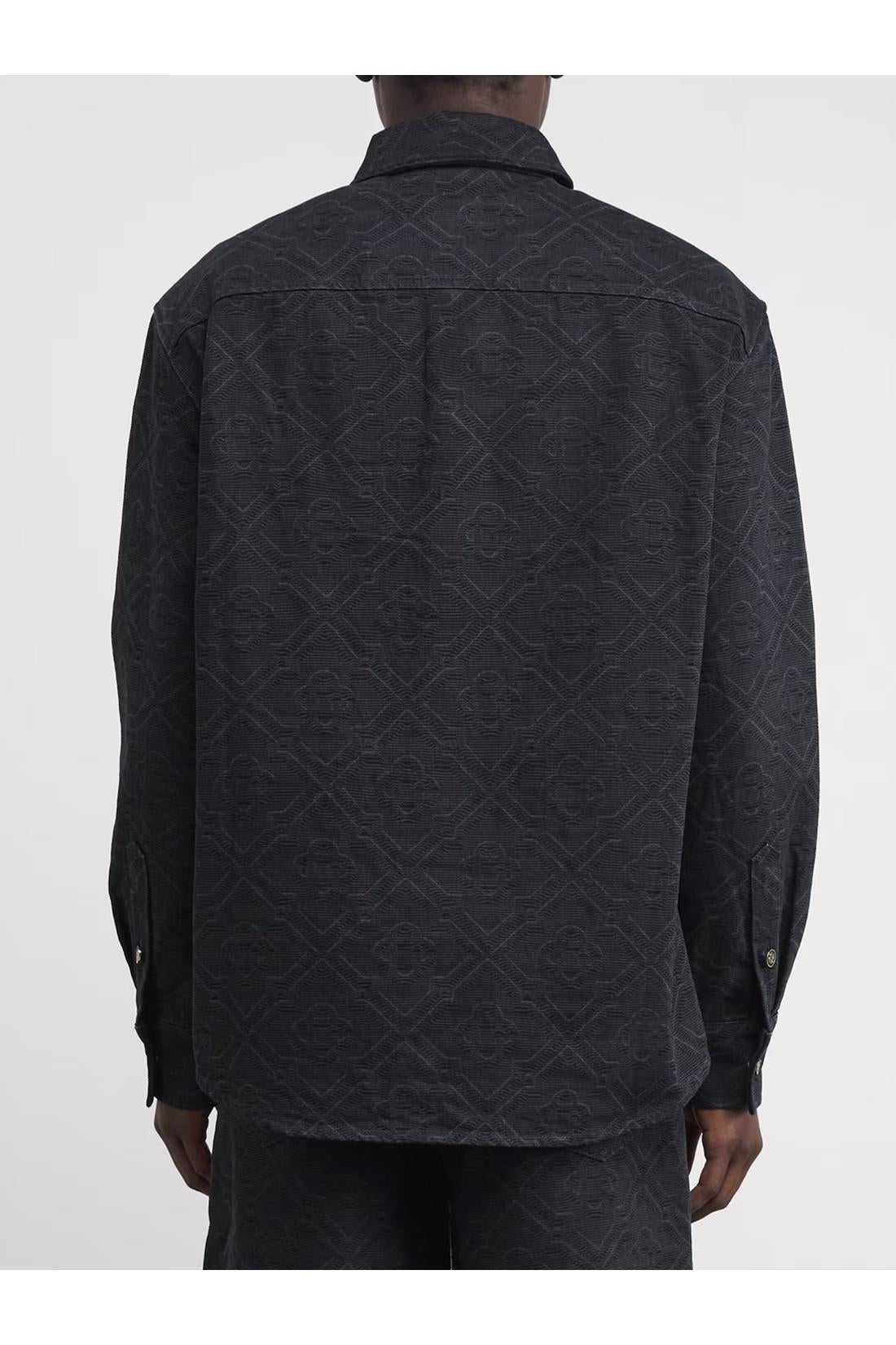 Casablanca-OUTLET-SALE-Laser monogram overshirt-ARCHIVIST