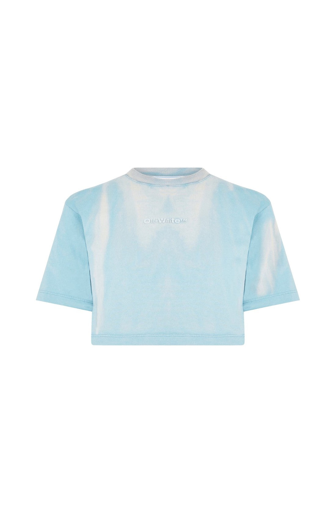 Off-White-OUTLET-SALE-Laundry Logo Crop T-Shirt-ARCHIVIST