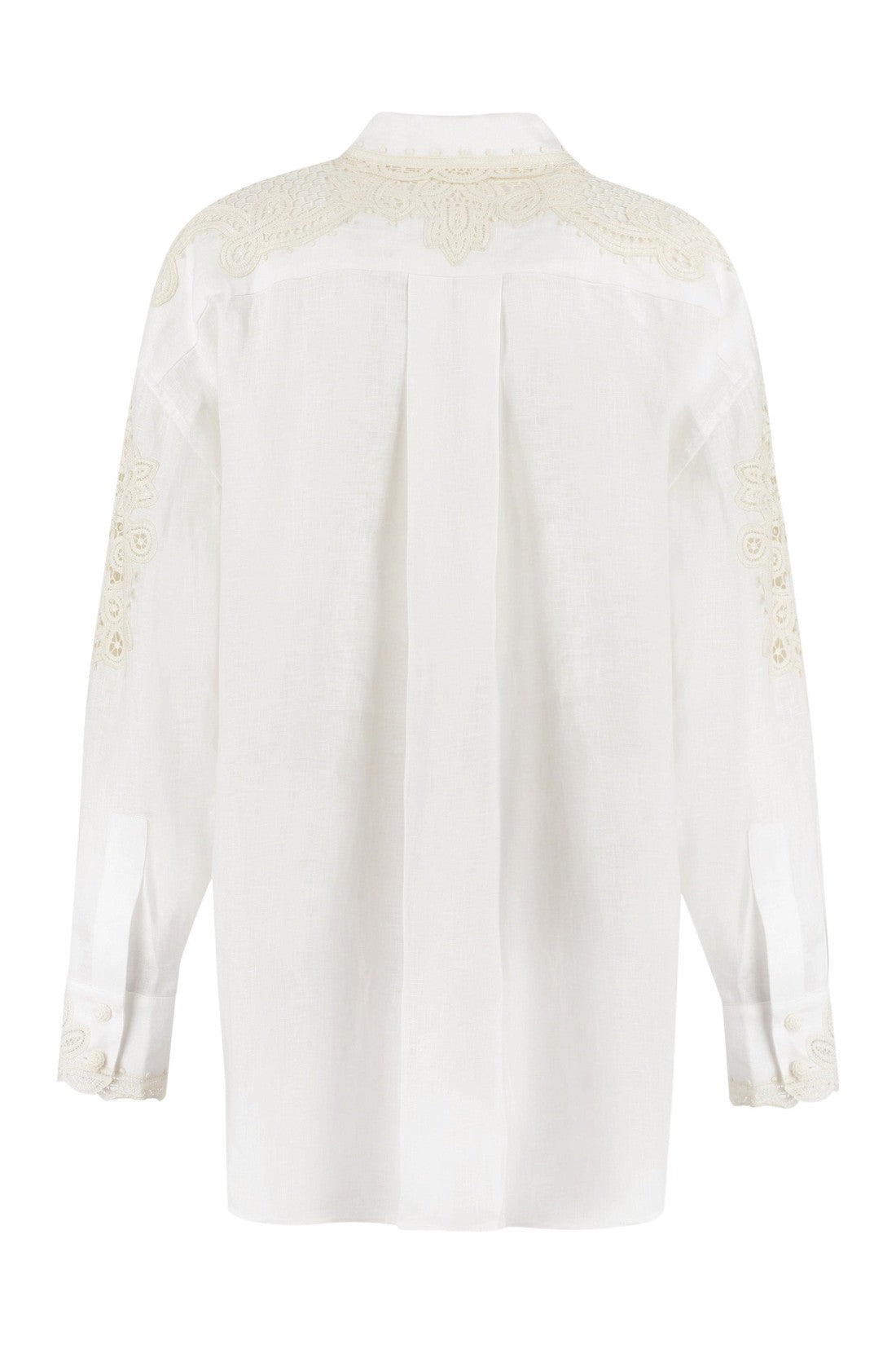 Zimmermann-OUTLET-SALE-Laurel linen shirt-ARCHIVIST