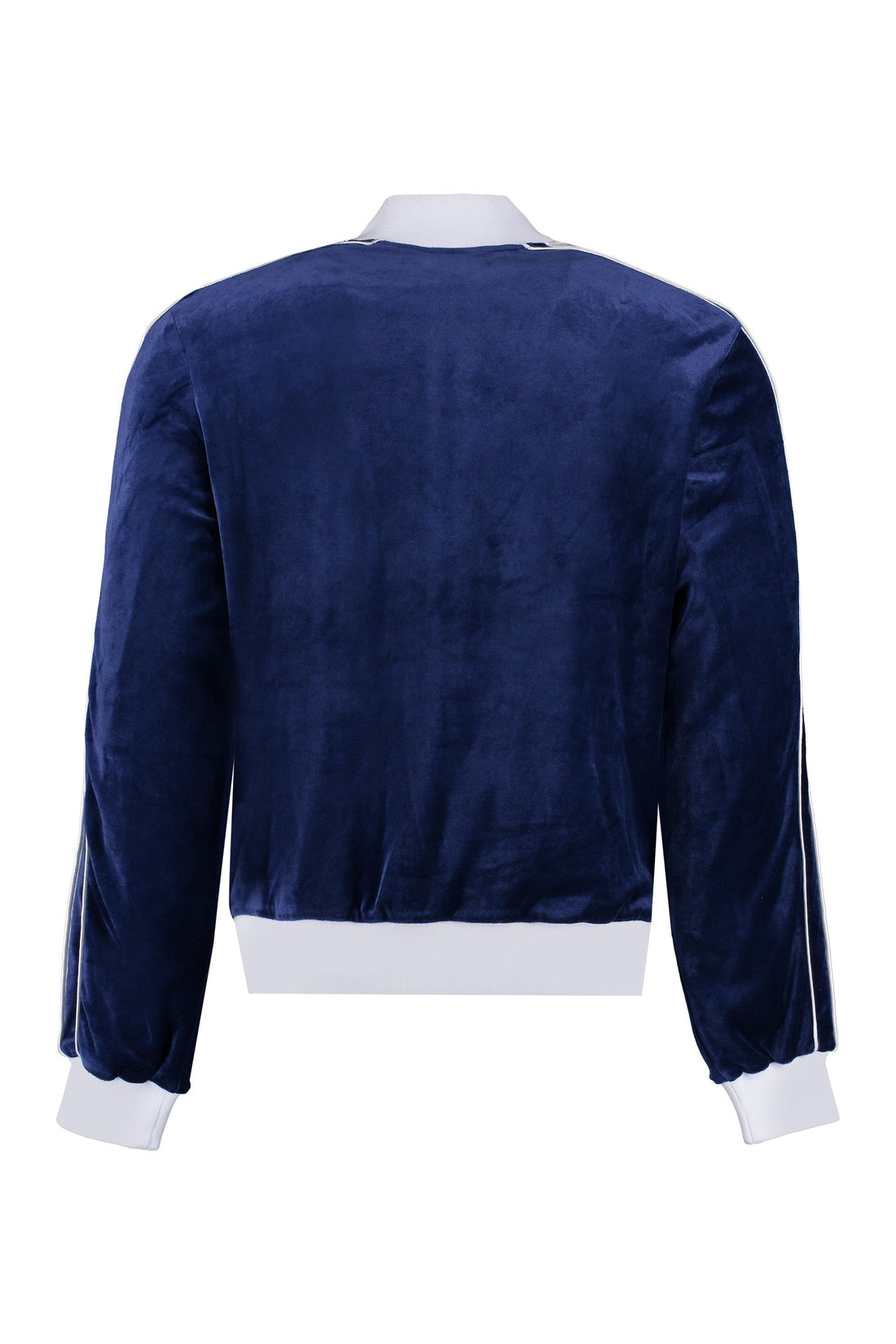 Casablanca-OUTLET-SALE-Laurel velvet full zip sweatshirt-ARCHIVIST