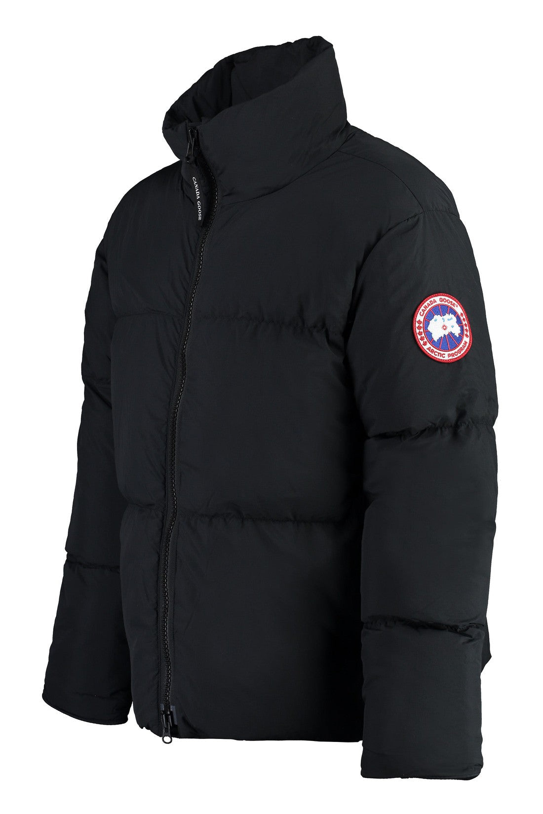 Canada Goose-OUTLET-SALE-Lawrence hooded nylon down jacket-ARCHIVIST