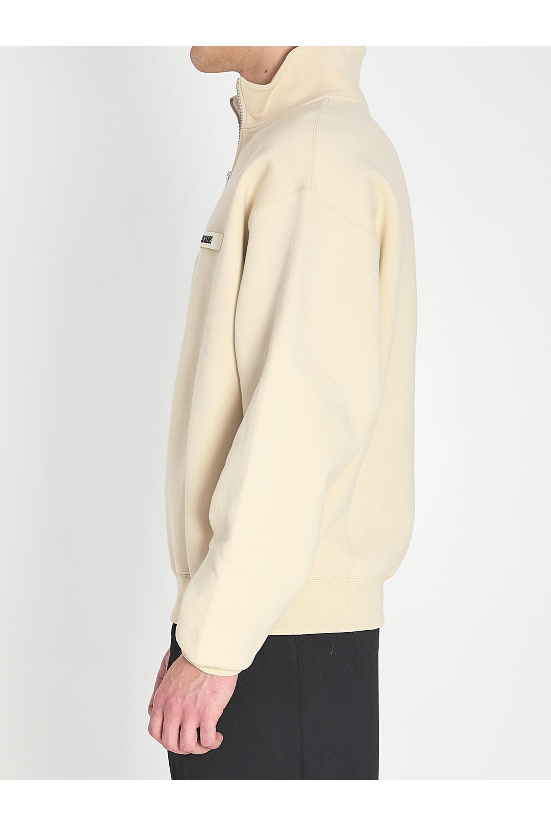 Jacquemus-OUTLET-SALE-Le Camionneur Gros Grain sweater-ARCHIVIST