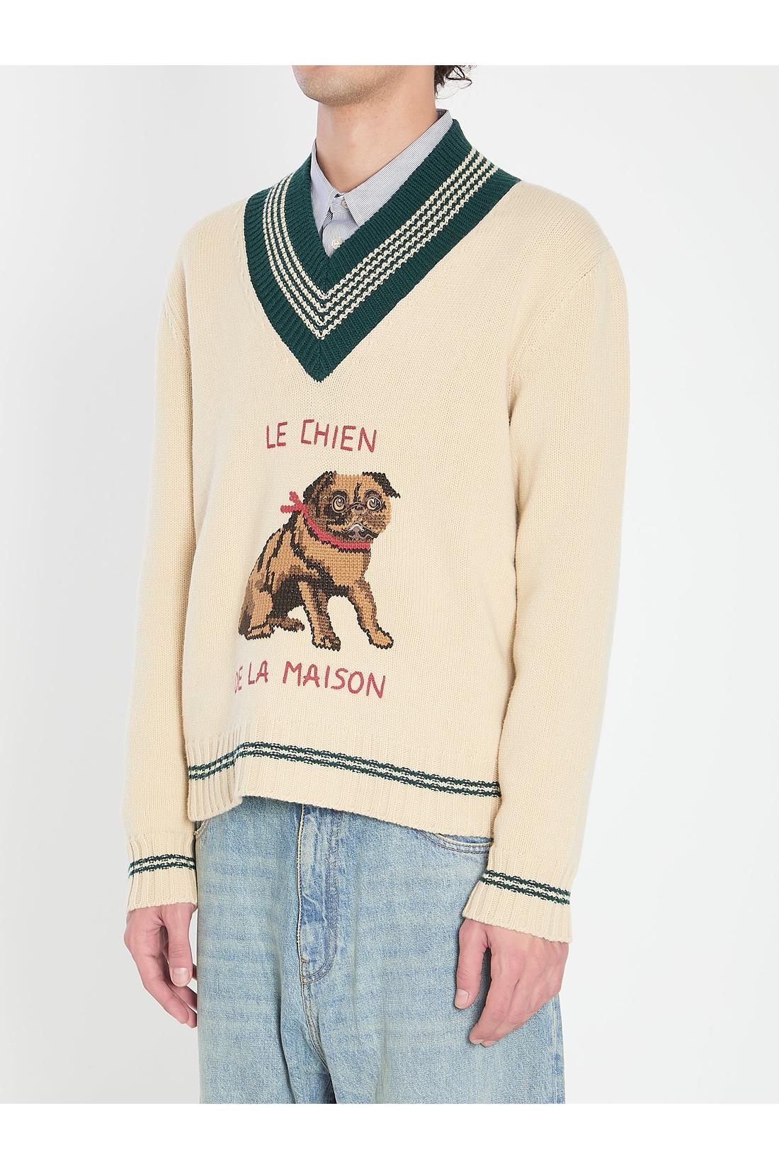 Valentino Garavani-OUTLET-SALE-Le Chien de la Maison Pullover-ARCHIVIST